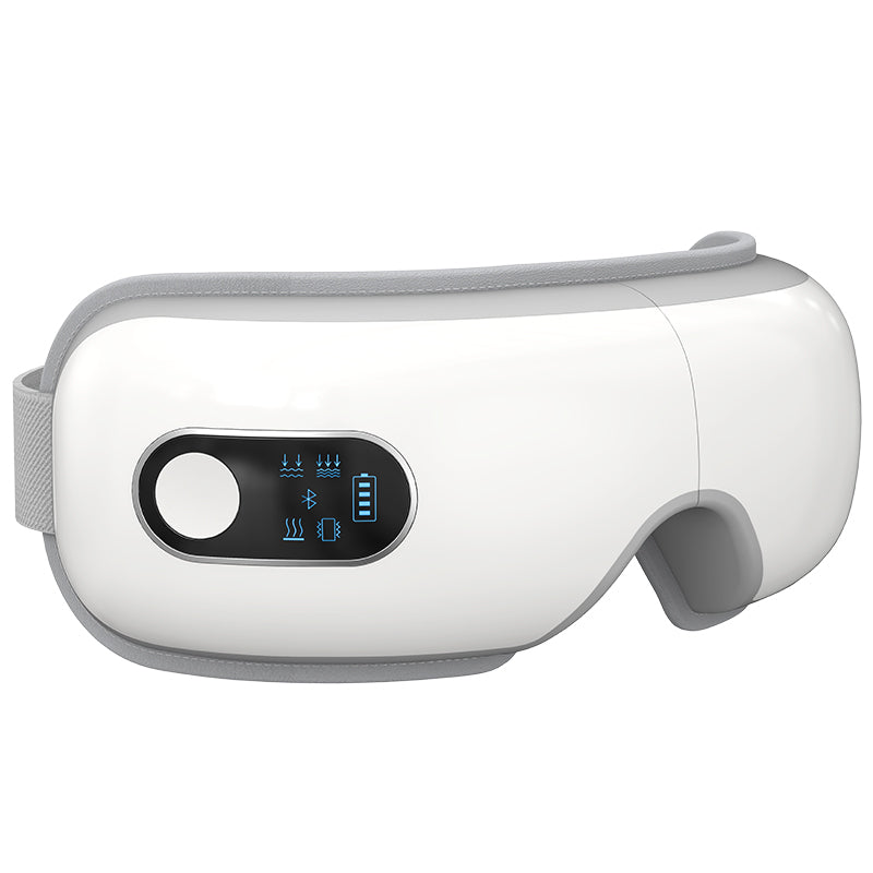 Eye Massager - Relieve Fatigue - Airbag Massage - Vibration Eye Mask - Intelligent Timer - Heat Compress