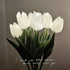 Rechargeable Tulip Nightlight - Soft Pink & White Options - Elegant LED Glow
