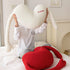 Heart-Shaped Hug Pillow - Faux Sherpa Fleece - Cozy & Soft - Two Colors - Perfect for Gifting