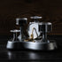 Finger Touch Drum Set - Creative Music Toy - Silver Black Design - Record Playback Mode - Battery Powered