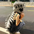 Plush Dinosaur Skeleton Headgear - Halloween Costume Hat - Adult and Kids Sizes - Soft Plush Material - Fun Cosplay Party Accessory