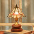 French Vintage Butterfly Table Lamp - Painted Metal Shade - Solid Wood Base - Retro Bedside Lamp