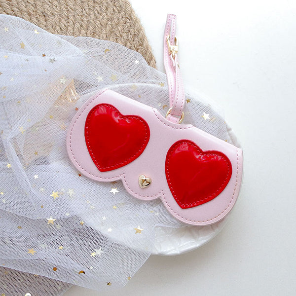 Animal Eyes Glasses Case - Ultra-Fiber Leather - Cute & Stylish - Perfect for Travel