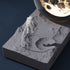 Crystal Moon Night Lamp - Cement Base - Two Colors