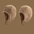 Reversible Faux Lamb Fleece Earflap Hat - Winter Warm Thickened Cap - Dual-Sided Cozy Design - Eight Color Options - Fashion Outdoor Headwear