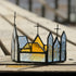 Stained Glass Church Candle Holder - Unique Home Decor - Colorful Glow - Two Designs - Perfect Gift