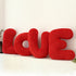 LOVE Letter Pillows - Plush Decorative Cushions - Cozy Home Accent - Two Styles - Romantic Gift