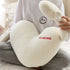 Heart-Shaped Hug Pillow - Faux Sherpa Fleece - Cozy & Soft - Two Colors - Perfect for Gifting