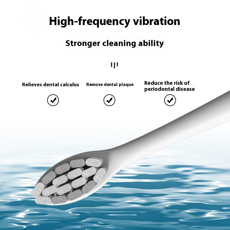 Electric Toothbrush for Adults – 5 Modes – 8 Brush Heads – IPX7 Waterproof – 120-Day Battery
