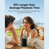 Portable Bluetooth Speaker - 10W Stereo Output - LED Light Show - Outdoor Mesh Design - Black