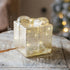 Glowing Glass Christmas Gift Box - LED Light Holiday Decoration - Festive Home Décor - Perfect for Gifting