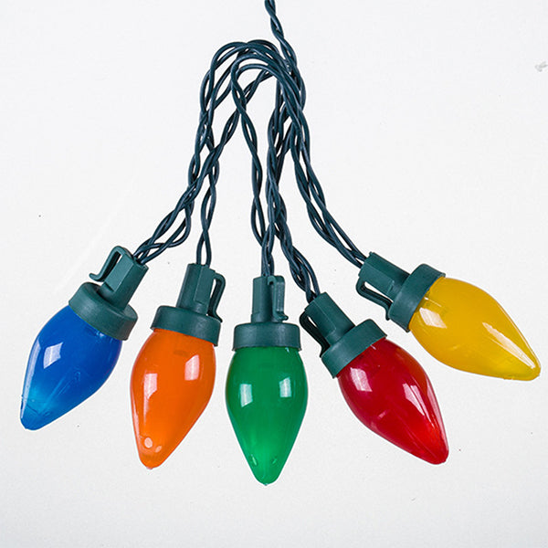Colorful Pointed String Lights - Hanging Hook Design - 8 Modes with Remote Control - Waterproof Christmas Decoration Lights