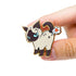 Black Cat Enamel Pin - Cute Cat Badge - Gold Alloy Material - Fashion Accessory - 1 Piece