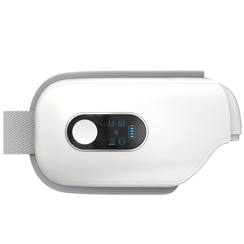 Eye Massager - Relieve Fatigue - Airbag Massage - Vibration Eye Mask - Intelligent Timer - Heat Compress