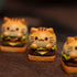 Cute Cat Burger Keycap - Clay - Decorate Your Keyboard - Perfect For Cat Lovers