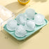 Rose Ice Cube Mold - 4 or 6 Grids - Food-Grade Silicone - Easy Release - Pink and Green Options