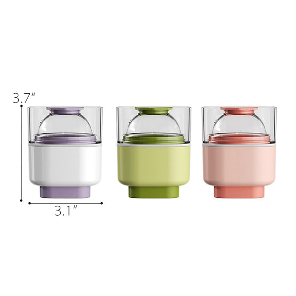 Whiskey Ice Ball Mold - One Press Release - Summer Drink Essential - Food Grade Material - Pink Green Purple