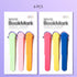Smart Silicone Bookmark - Automatic Page Holder - Colorful Reading Clips - Flexible Non-Slip Design - Perfect for Books & Journals