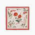 French Garden Silk Scarf - 100% Mulberry Silk - 15 Floral Designs - Elegant Gift for Mom