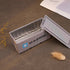 Retro Industrial Container Storage Box - Iron Desk Organizer - Vintage Mini Cargo Design