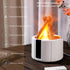 Campfire Humidifier - Essential Oil Compatible - Adjustable Brightness - Remote Control - Cozy Decor