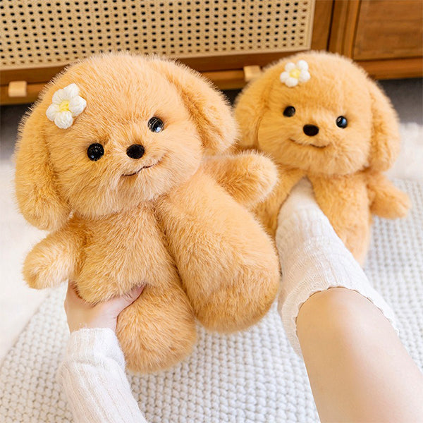 Cute Plush Animal Slippers