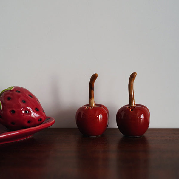 Cherry Ceramic Shaker Set