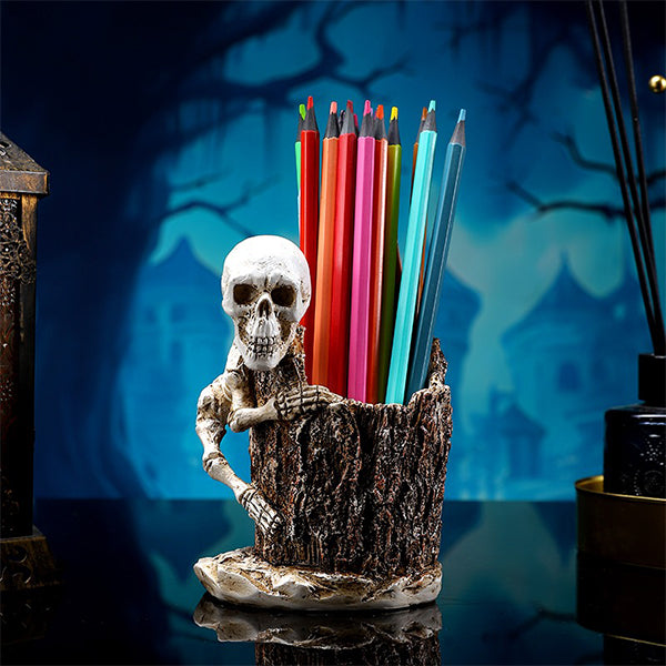 Skull Desk Organizer