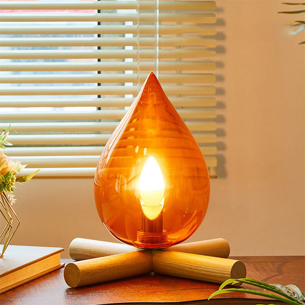 Bonfire-Inspired Table Lamp