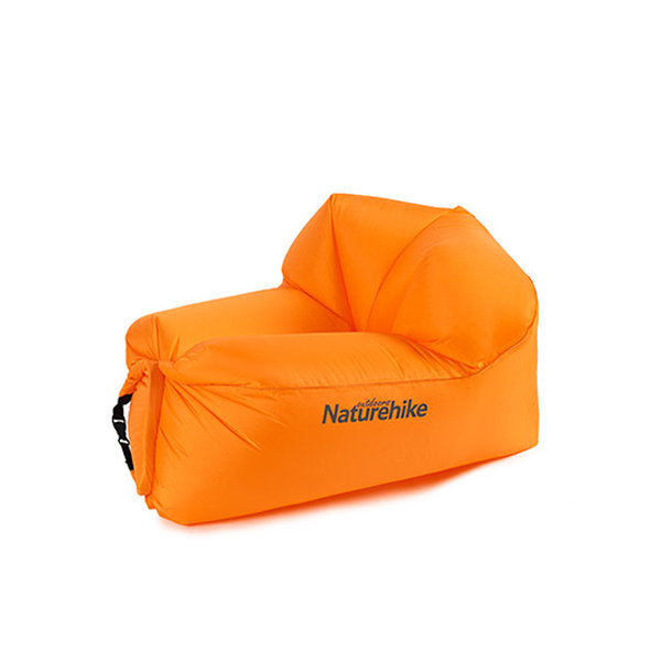 Inflatable Outdoor Sofa – Perfect for Beach and Camping - Orange - Green