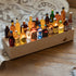DIY Mini Liquor Bottle Night Light - Wooden Base - Rechargeable - Warm & White Light - Unique Home Decor