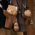 Red Panda Plush Bag - Cute Soft Toy Purse - 3 Sizes Available - Cozy & Adorable - Brown