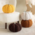 Cozy Pumpkin Plush Pillow - Soft Polyester - Fall Décor - Yellow - Caramel - Coffee