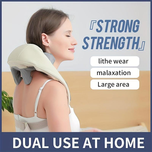 Body Massager - Full Body Relaxation Massage Device  - Office Break - White - Gray