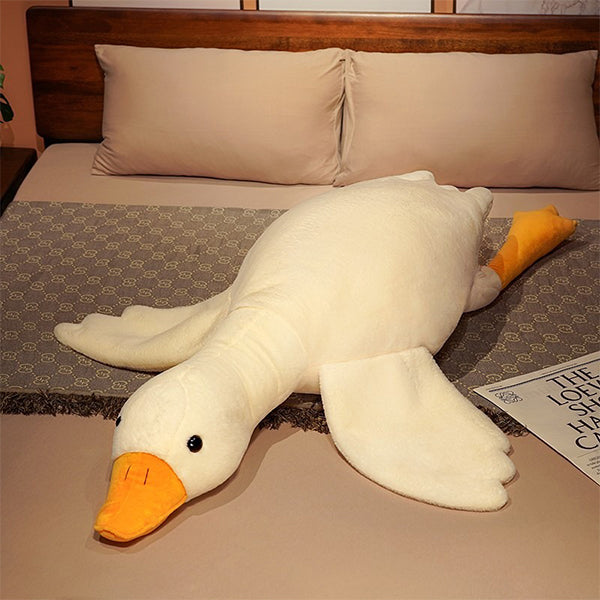 Big Goose Plush Pillow - Soft Cuddly Material - Perfect for Sleeping - Available in Two Sizes