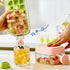 Ice Mold Water Bottle - Food-Grade Plastic - Easy Release - Pink - Green - White