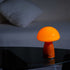 Orange Mushroom-Shaped Table Lamp - Modern Design - Glass - Mood Lighting