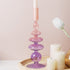 Creative Gradient Glass Candle Holder - Elegant and Modern - Versatile Decor Piece