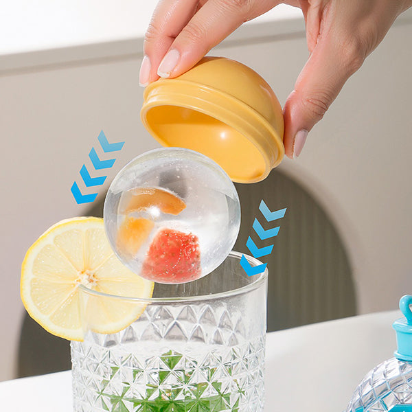 Light Bulb Ice Ball Mold Set - Pink - Blue - Easy Release - PC and ABS Material - Summer Party Essential