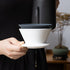 Reusable Ceramic Coffee Dripper - Hole-Free Filter Cup - Crude Pottery Pour Over Brewer - No Paper Needed