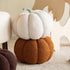 Cozy Pumpkin Plush Pillow - Soft Polyester - Fall Décor - Yellow - Caramel - Coffee