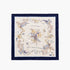 French Garden Silk Scarf - 100% Mulberry Silk - 15 Floral Designs - Elegant Gift for Mom