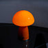 Orange Mushroom-Shaped Table Lamp - Modern Design - Glass - Mood Lighting