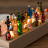 DIY Mini Liquor Bottle Night Light - Wooden Base - Rechargeable - Warm & White Light - Unique Home Decor
