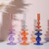 Creative Gradient Glass Candle Holder - Elegant and Modern - Versatile Decor Piece