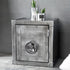 Industrial Iron Bedside Cabinet - Metal Nightstand with Lock or Non-Lock Option - Vintage Loft Storage Side Table