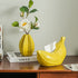 Fun Banana-Shaped Tissue Holder - Bright Yellow Ceramic - Unique and Stylish Design