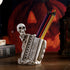 Skull Desk Organizer - Resin - Perfect for Halloween Vibes - Add Fun to Your Workspace