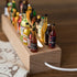 DIY Mini Liquor Bottle Night Light - Wooden Base - Rechargeable - Warm & White Light - Unique Home Decor