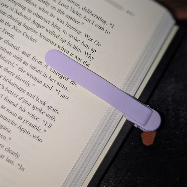Smart Silicone Bookmark - Automatic Page Holder - Colorful Reading Clips - Flexible Non-Slip Design - Perfect for Books & Journals